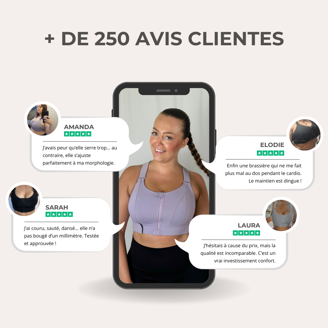 Brassière de sport antichoc