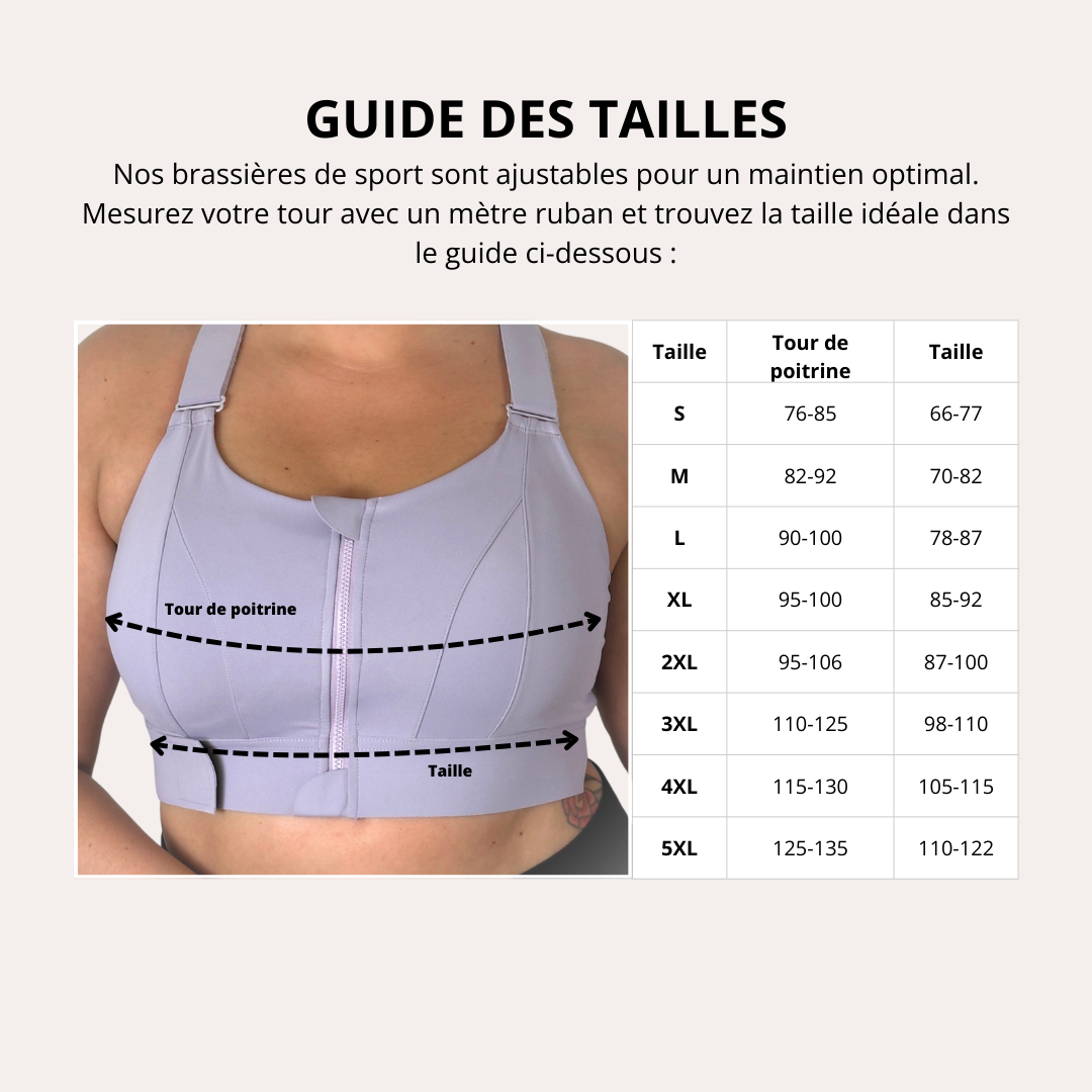 Brassière de sport antichoc